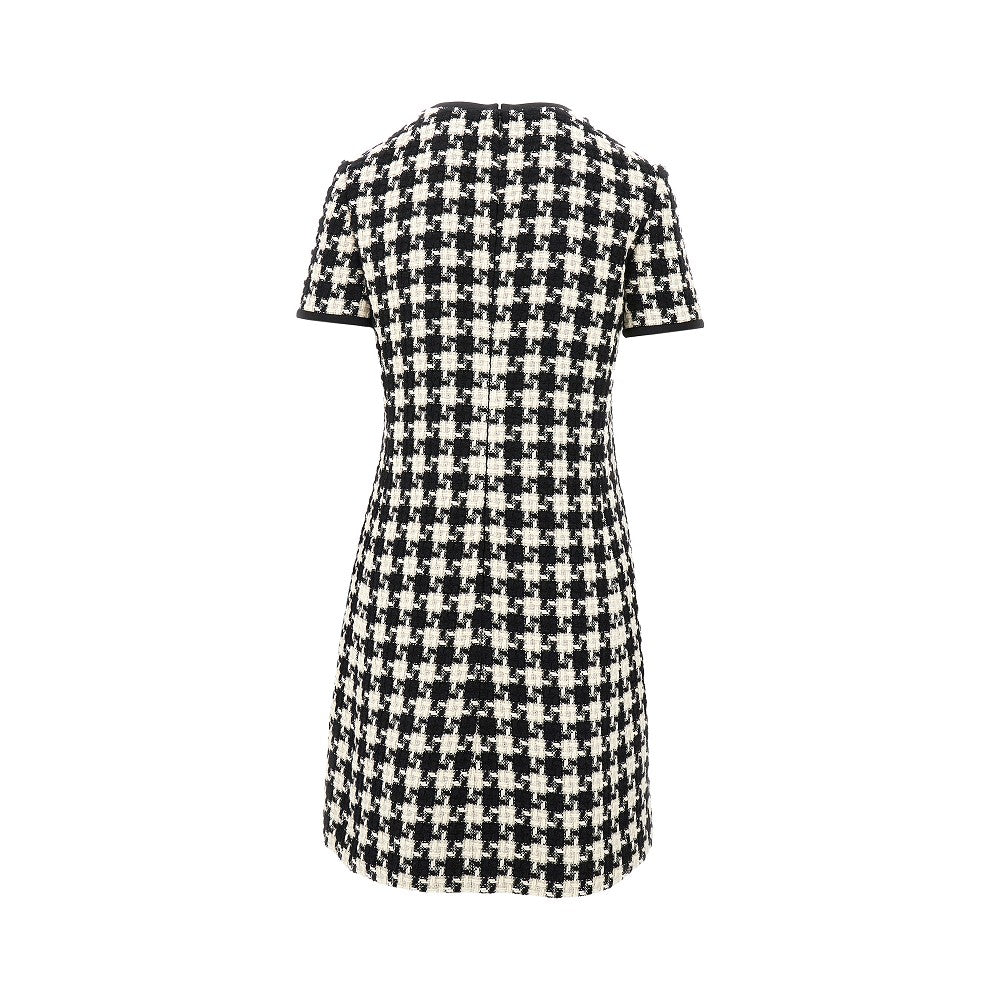 Damier Light Tweed mini dress