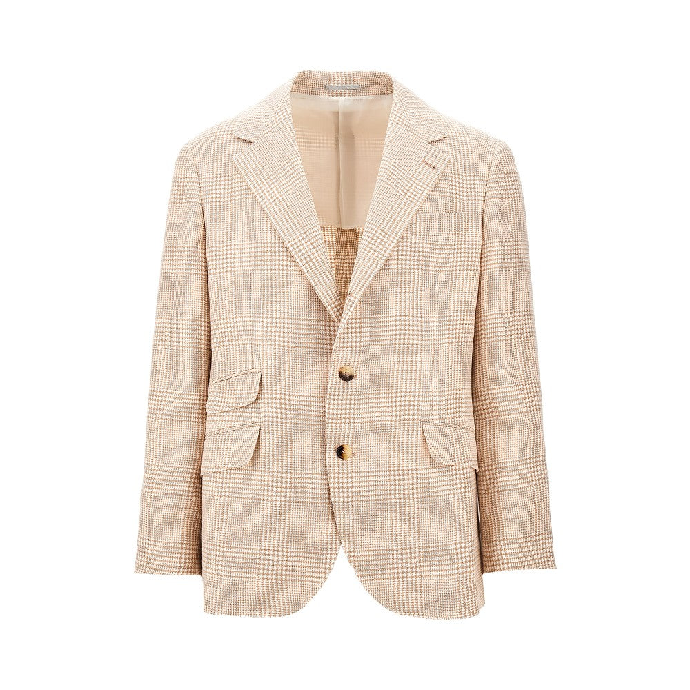 Prince of Wales single-breasted jacket