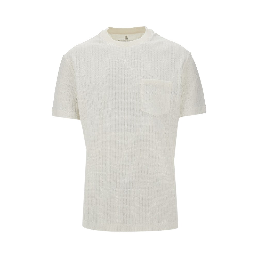 Ribbed jersey T-shirt