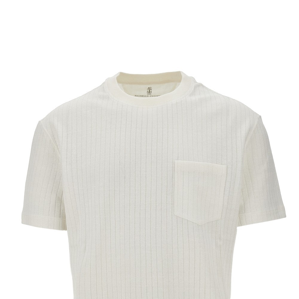 Ribbed jersey T-shirt