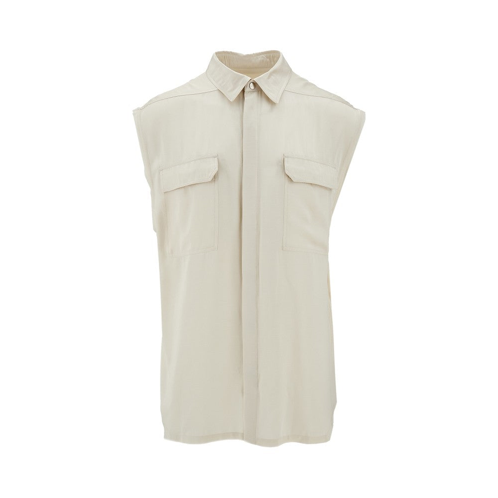 Jumbo sleeveless shirt