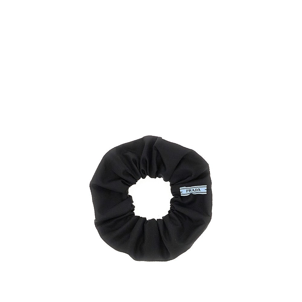 Re-Nylon scrunchie with logo