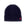 Beanie in lana con logo ricamato