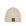 Wool beanie hat with logo patch