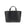 Grained leather shopping bag