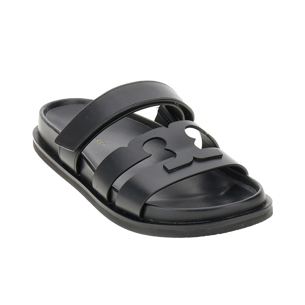 &#39;Ines Sport&#39; leather slides