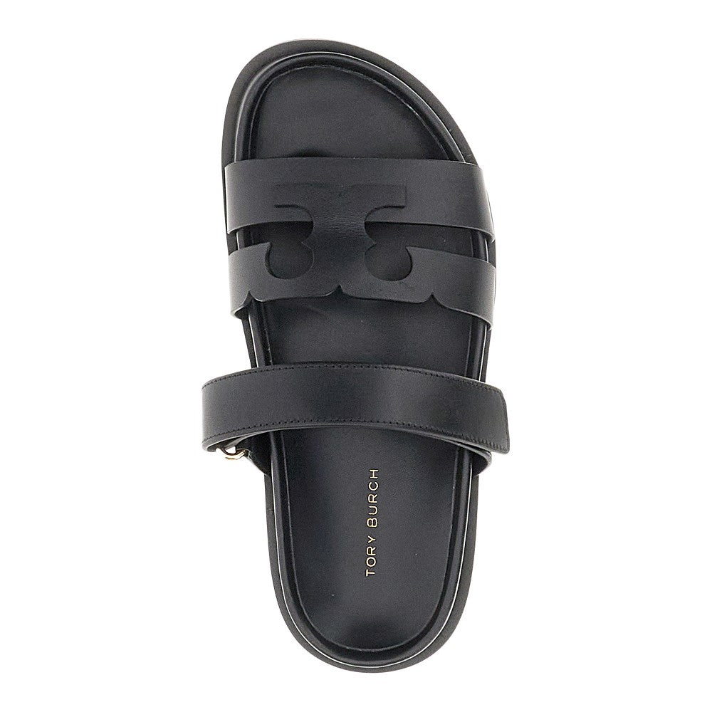 &#39;Ines Sport&#39; leather slides