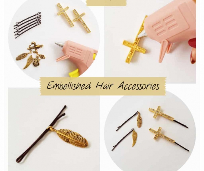 DIY: Embellished Hair Pins
