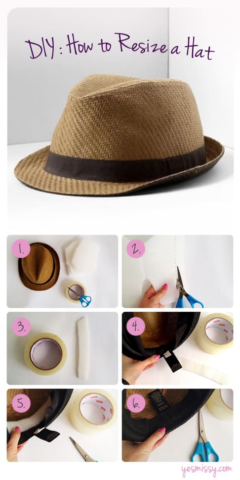 DIY: How to Resize a Hat