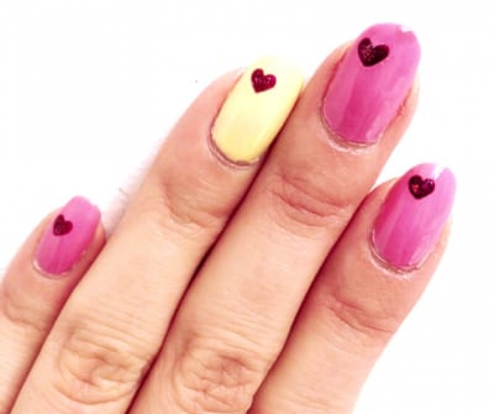 Nail DIY: How to Create Heart Nail Designs