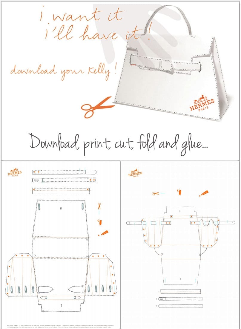 DIY Hermes Kelly Bag - origami folding tutorial
