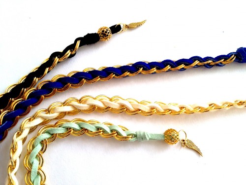 Woven Chain Bracelet DIY
