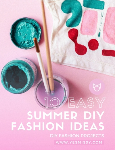 DIY Roundup: 10 Summer DIY Fashion Projects