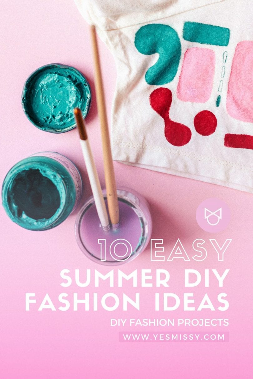 Summer DIY fashion projects and ideas