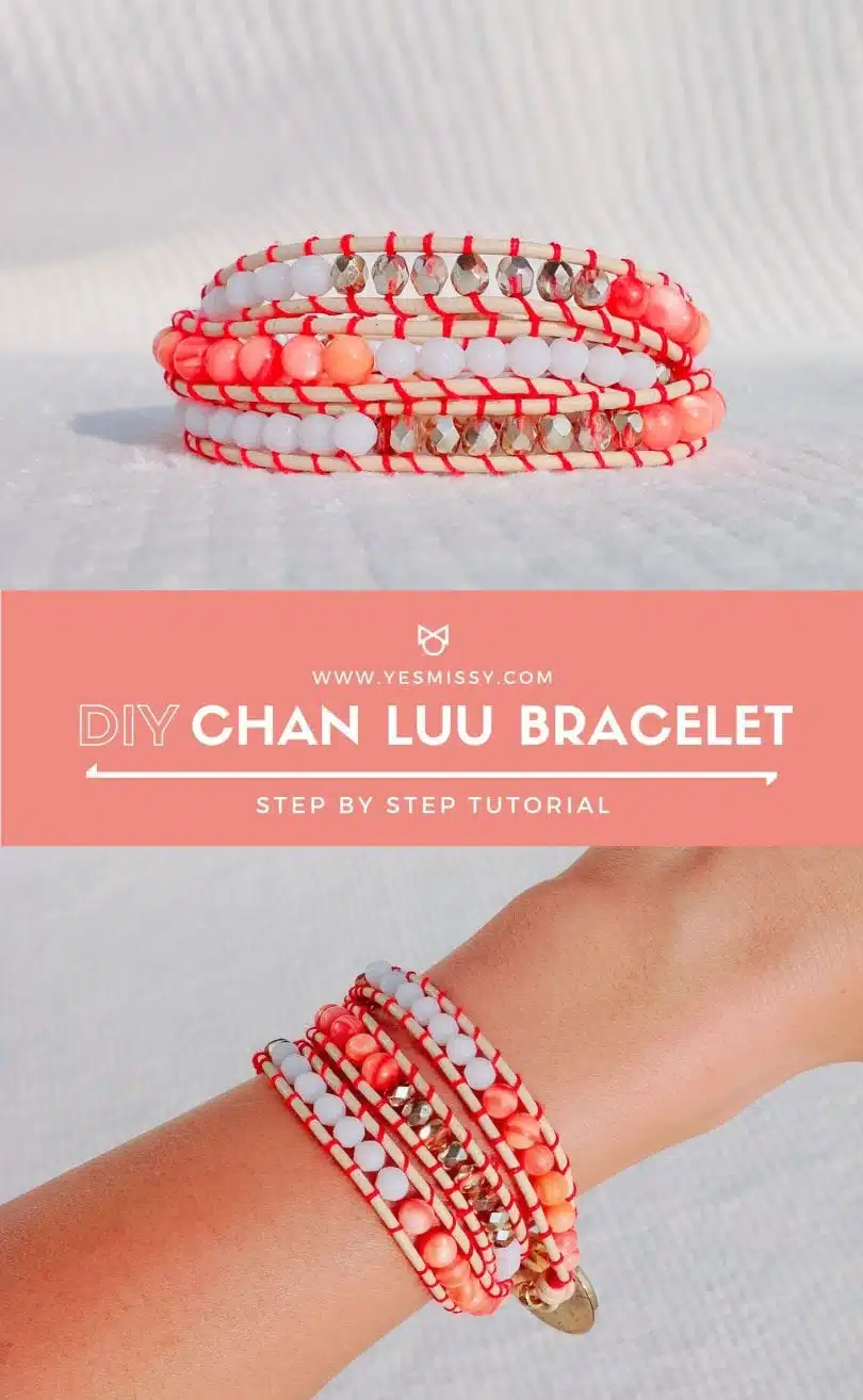 DIY Chann Luu bracelet tutorial with step by step instructions. Make this easy beaded wrap bracelet by following this tutorial by Eileen Lazazzera ofHigh Quality Luxury Shopping.com