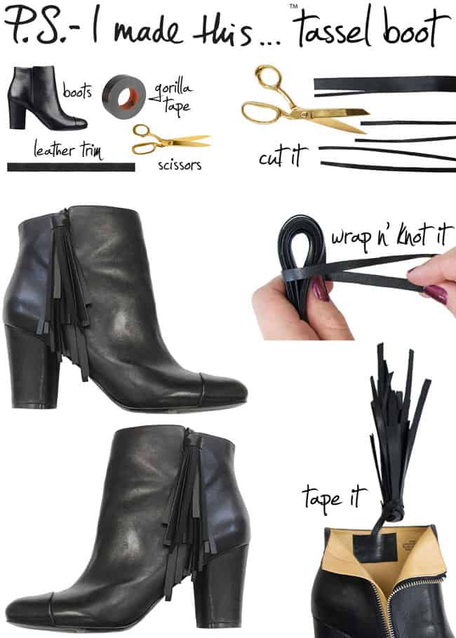 Best DIY Blogs - Tassel Boots