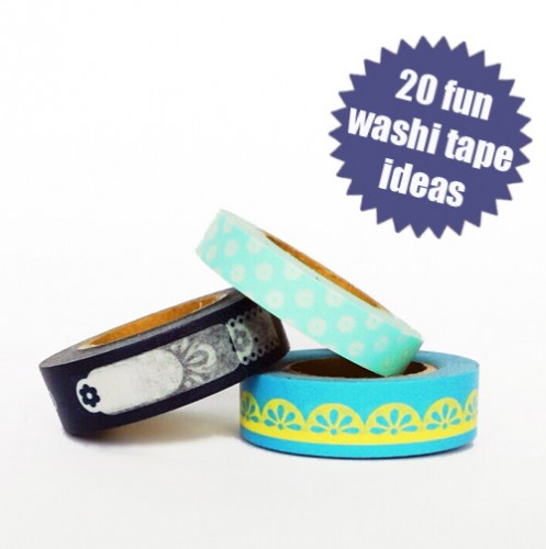 20 fun washi tape ideas