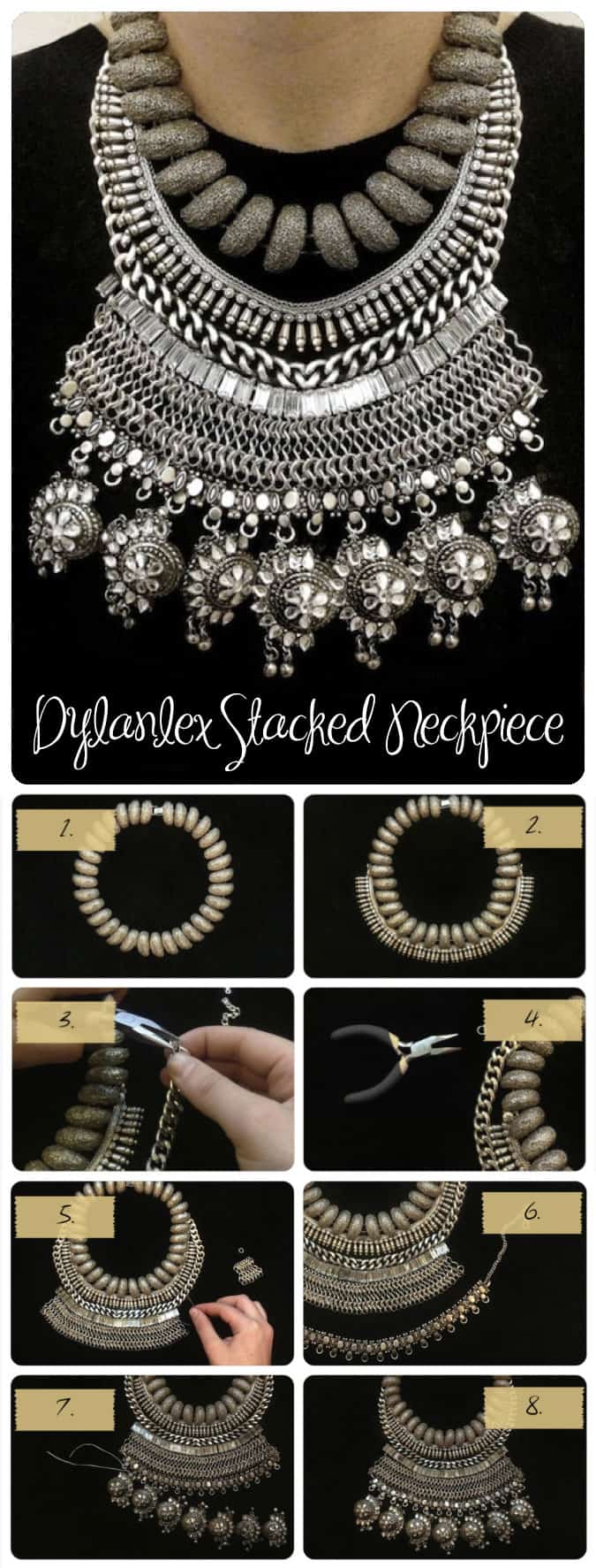 Best DIY Tutorials - DIY Dylanlex Stacked Necklace
