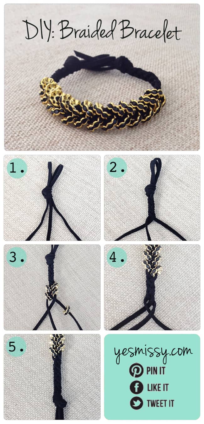 DIY Jewelry - Braided Hex Nut Bracelet