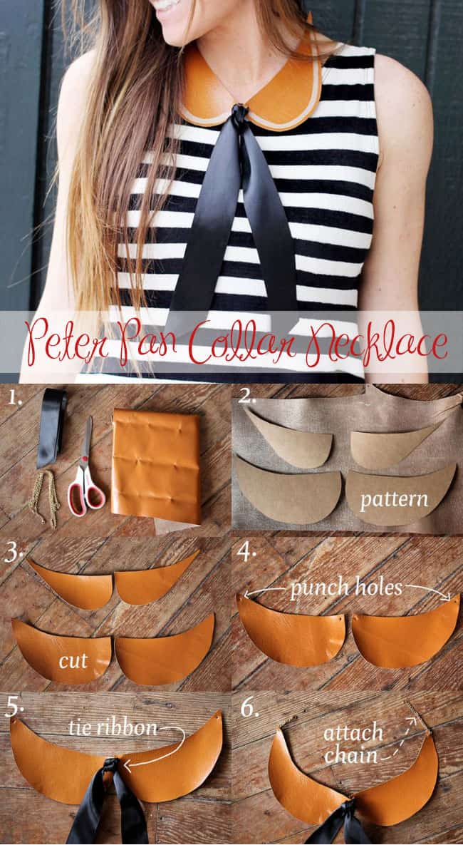 DIY Peter Pan Collar Necklace