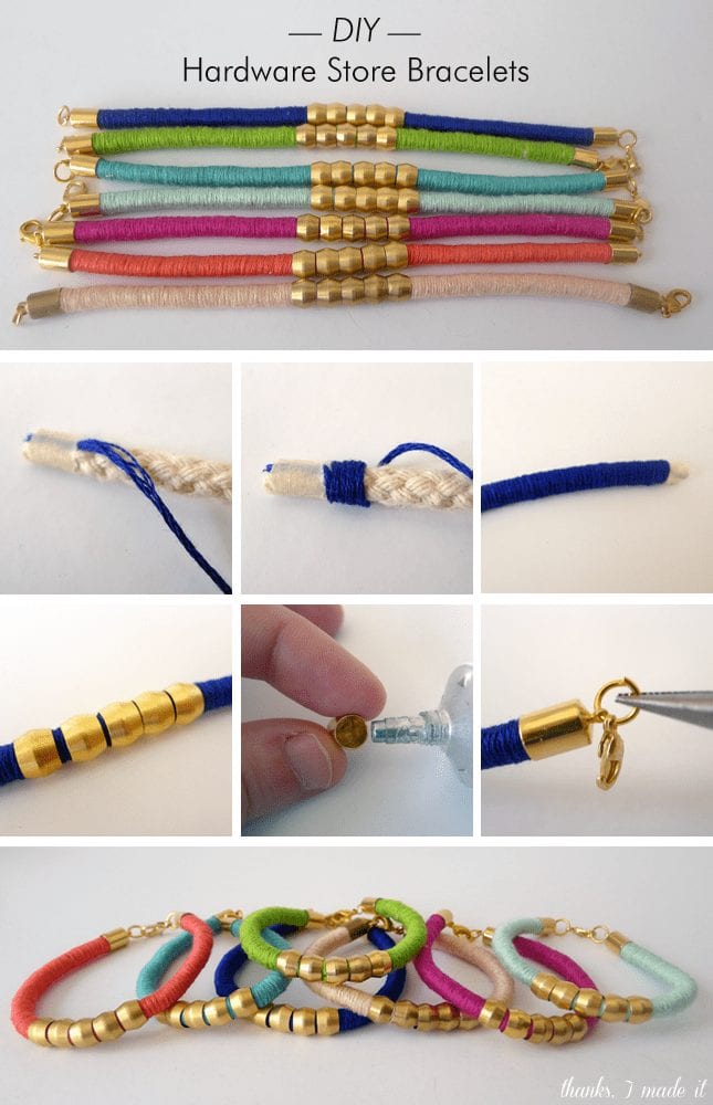 Best DIY Blogs Roundup - DIY Hardware Store Bracelets Best DIY Blogs Roundup - DIY Hardware Store Bracelets