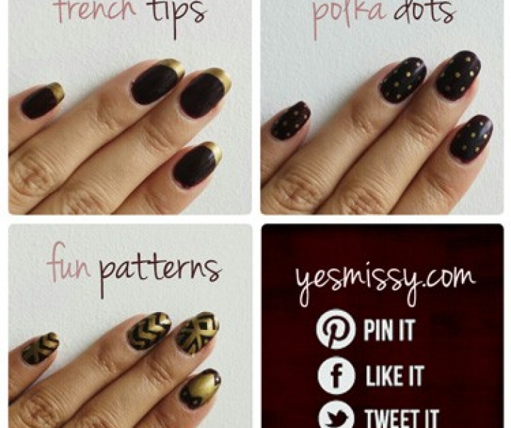 Easy Peasy Sharpie Nail Art