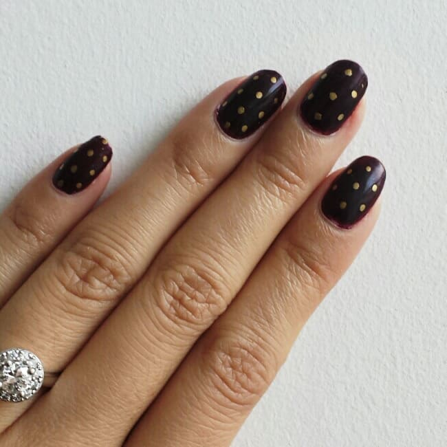 Sharpie Nail Design - Polka Dot Tutorial