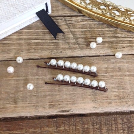 DIY Pearl Hair Pins Tutorial