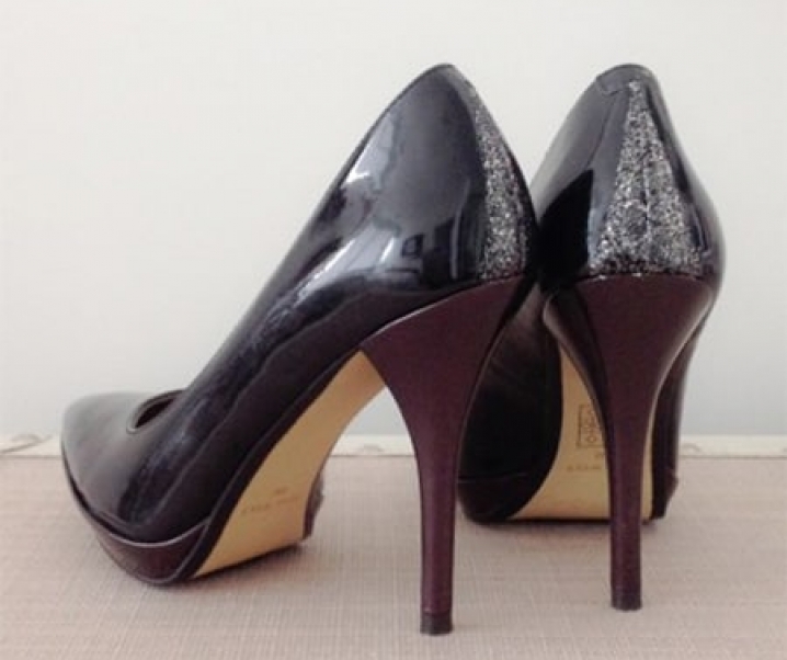 DIY: Glitter Touched Heels