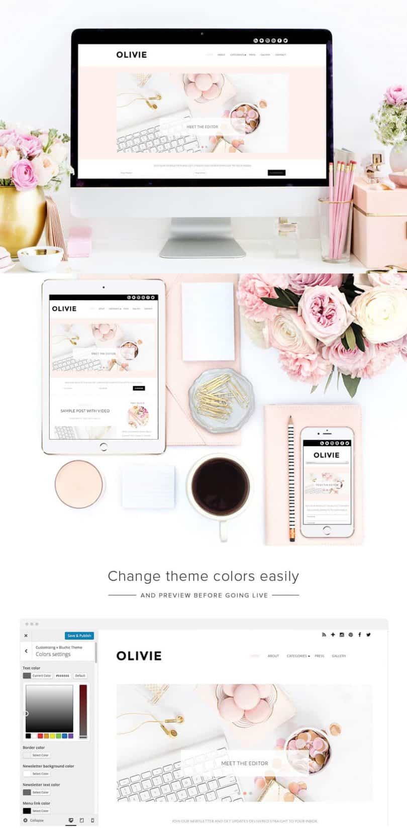 Best WordPress themes for Fashion and Beauty Bloggers