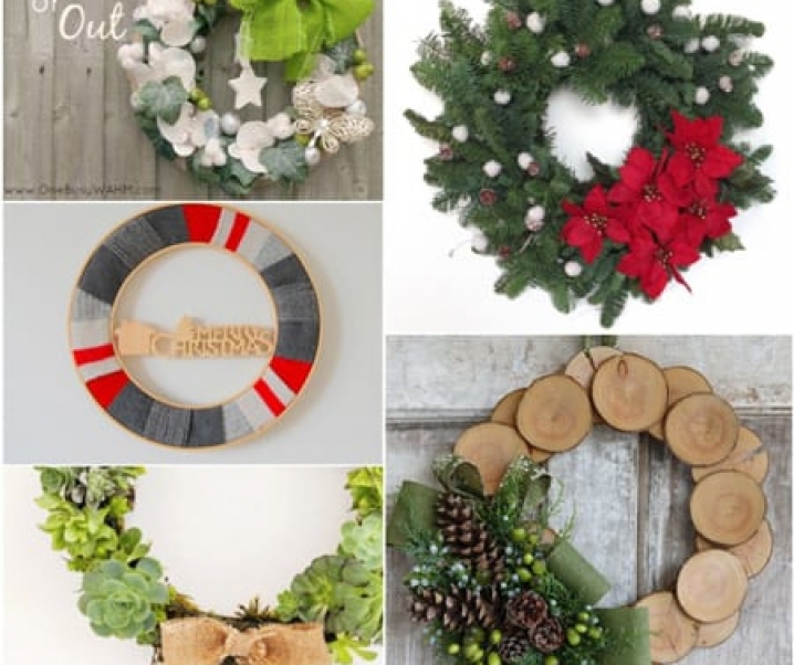 DIY: 5 Christmas Wreath Ideas