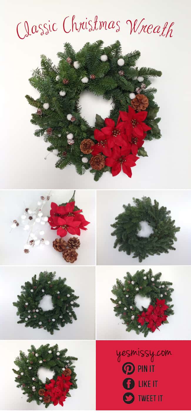 Christmas Wreath Ideas - Classic Wreath
