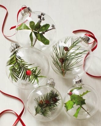 DIY Nature Ornaments 