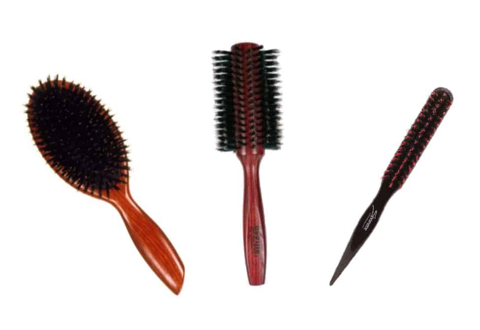 Why you should use a boar bristle brush - 3 Brushes with different functions