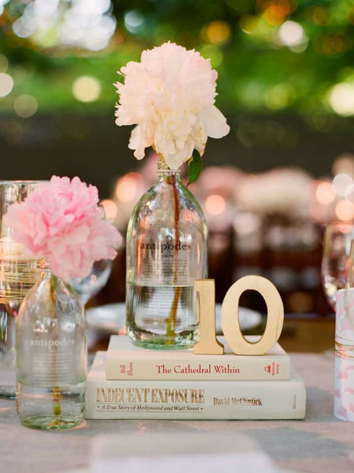 Book Centerpieces - Wedding Inspiration