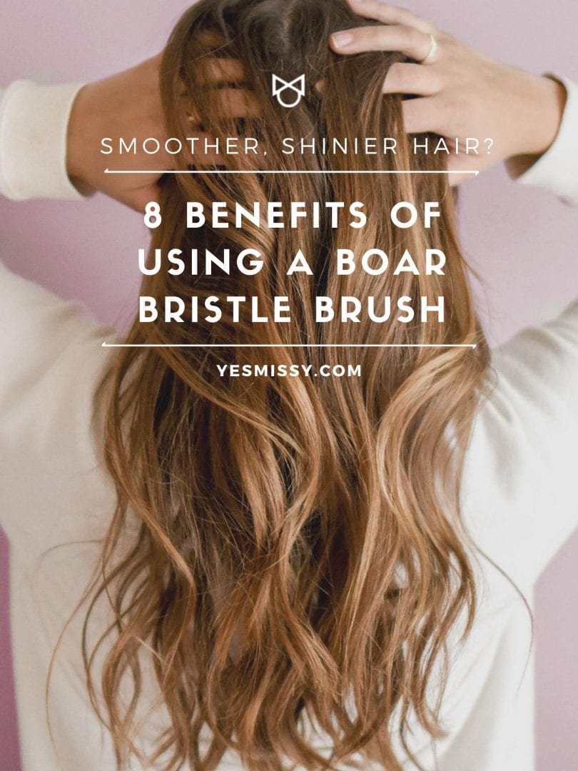 Smoother shinier hair is just one of the benefits of boar bristle brushes. Check out the post for more.. yesmissy.com