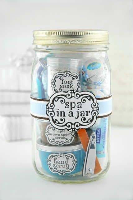 20 creative ideas with mason jars - spa in a jar
