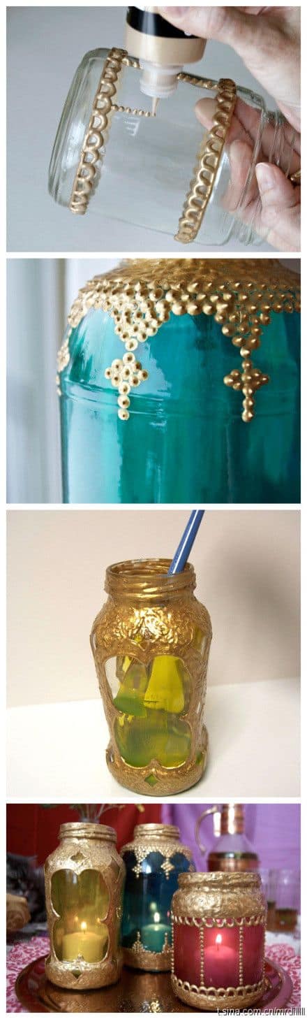 20 decorative mason jar ideas - mason jar lanterns