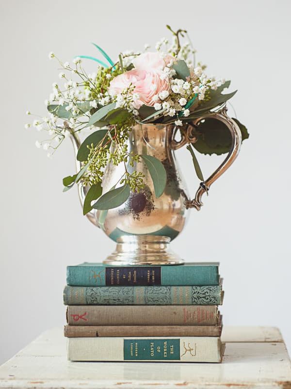 DIY Centerpieces -  Book Centrepieces