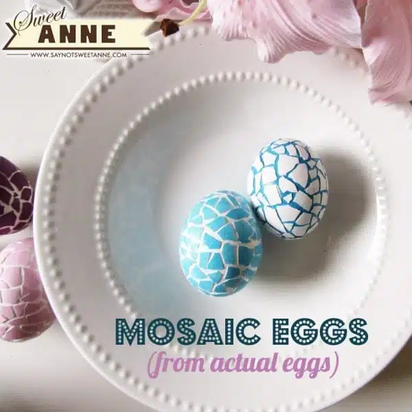 15 Easter Egg Decorating Ideas - DIY Mosaic Eggs