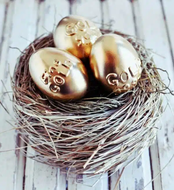No need for a goose to lay these golden eggs. Make them yourself! DIY instructions included