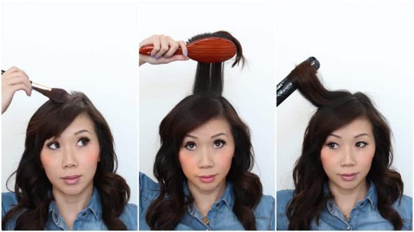 How to apply homemade dry shampoo. Dust on your hair, wait for a few moments, brush out and style!