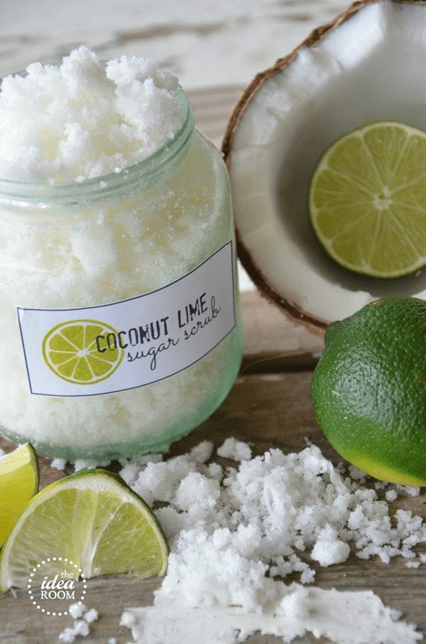 DIY Mother's Day Gift Ideas - Coconut Lime Sugar Scrub