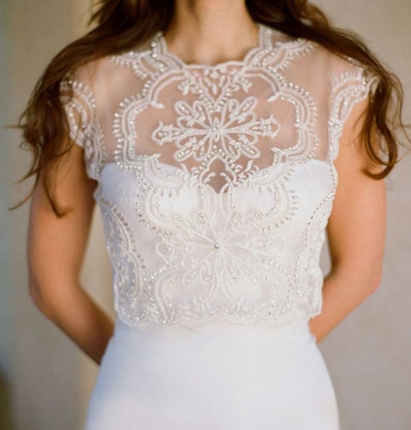Wedding Dress Inspiration - Illusions Neckline