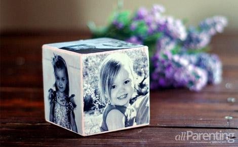 DIY Mother's Day Photo Cube