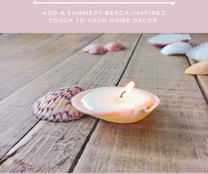 DIY Seashell Candle Tutorial