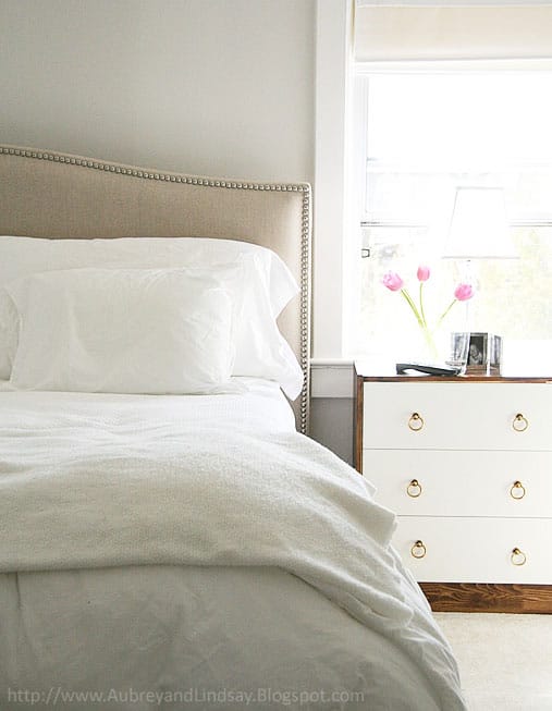 Chic Ikea Hacks - I love this two-toned number.  They look like they're out of a magazine!