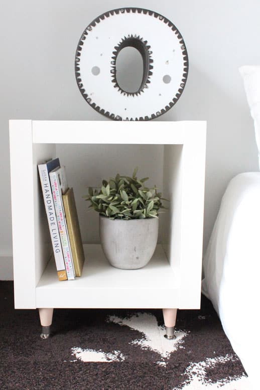 Chic Ikea Hacks - These Ikea hack DIY side tables only cost $35 to make, and they’re pretty much one of a kind.