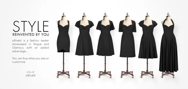 The little black dress by Eshakti - customizable dresses
