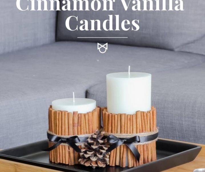 DIY Cinnamon Vanilla Candle Tutorial